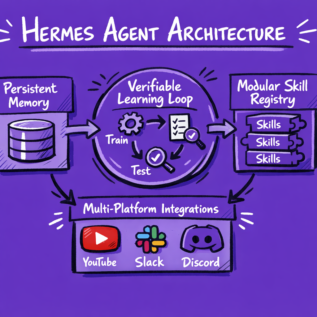 Diagram of Hermes Agent architecture